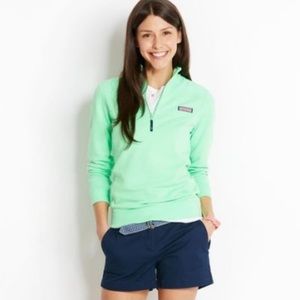 Lime Green Vineyard Vines Quarter Zip